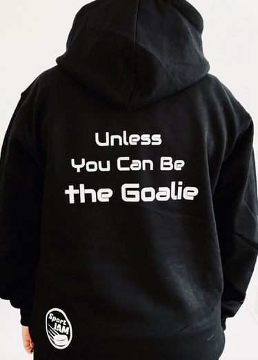 Goalie -huppari, Musta