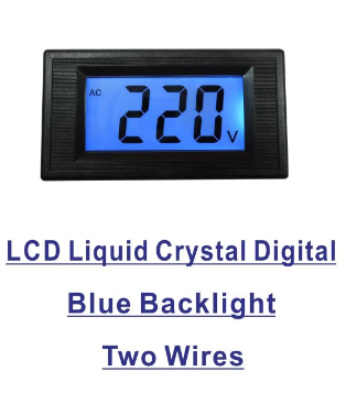 LCD-Jännitemittari 80-500V/AC