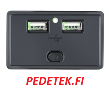 USB-Latauspistorasia  12-24V/4.8A