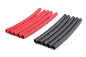 Team Corally Shrink Tubing 4.7mm Red + Black (10)