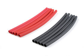 Team Corally Shrink Tubing 2.4mm Red + Black (10)