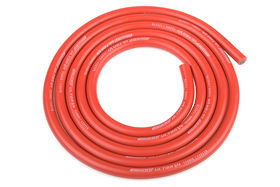 Team Corally Ultra V+ Silicone Wire Super Flexible Red 12AWG 1731 / 0.05 Strands OD 4.5mm 1m