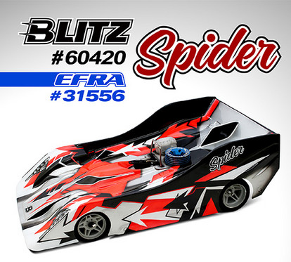 Blitz Spider 0.7mm superlight 1/8 onroad EFRA