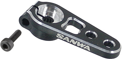 Sanwa Aluminum Servo Horn Clamp - Black 23T