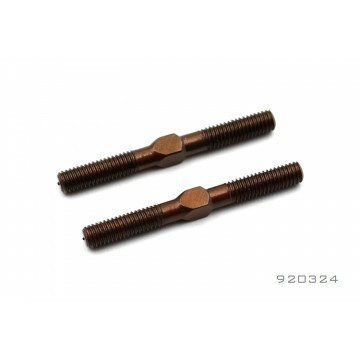 M-920324 Adj. Turnbucle L/R 24mm Spring Steel 2pcs
