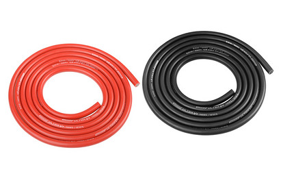 Team Corally Ultra V+ Silicone Wire Super Flexible Black and Red 14AWG 1018 / 0.05 Strands OD 3.5mm 2x 1m