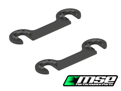 Front Rollcenter Shims, Carbon 1.0mm - MTC2 (2)