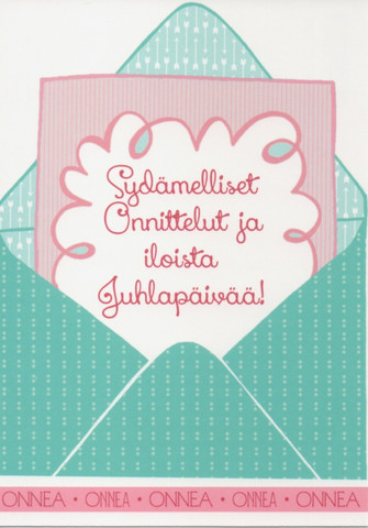 Sydämelliset onnittelut