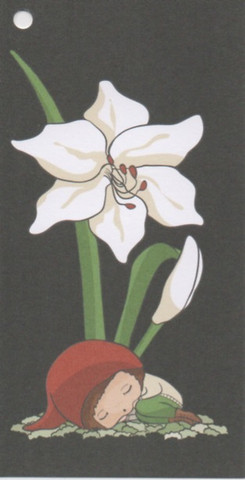 Christmas gift tag - Amaryllis