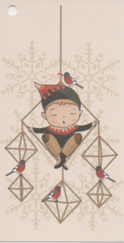 Christmas gift tag - Himmeli