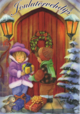 Christmas postcard - Happy thing #4