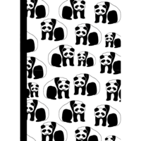 Muumuru - Panda -notebook (A5)