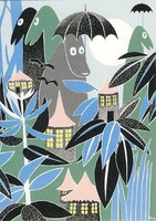 Houses among the plants