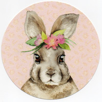 Round card - Rabbit