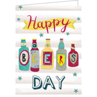 Happy beers day (9.7x13.3cm, incl. envelope)