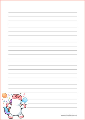 Yksisarvinen - kirjepaperit (A5, 10s) #2