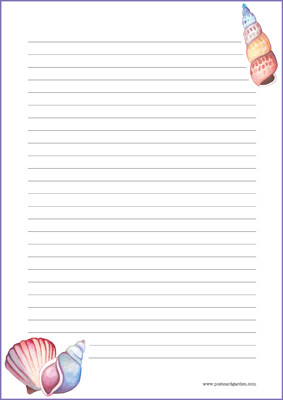 Simpukka - kirjepaperit (A5, 10s) #1