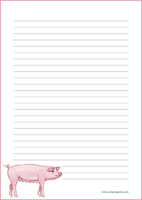 Possu - kirjepaperit (A4, 10s) #1
