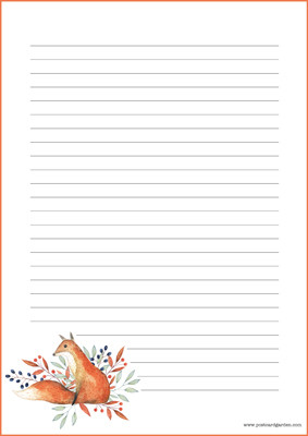 Kettu - kirjepaperit (A5, 10s) #5