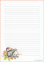 Hedgehog - writing papers (A5, 10s) #2