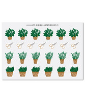 Sinikara Stationery - Huonekasvit