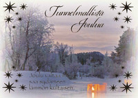 Christmas postcard - Snowy view #12