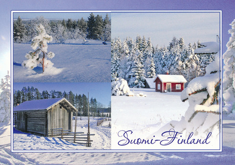 Suomi-Finland lumimaisema #2