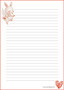 Bunny - writing papers (A5, 10s) #3