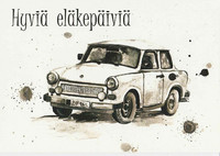 Hyviä eläkepäiviä (11x16cm, 2-os, sis. kuoren) #2