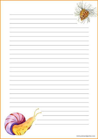 Etana ja käpy - kirjepaperit (A5, 10s) #1