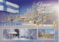 Suomi-Finland lumimaisema #14