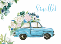 Sinulle - sininen auto