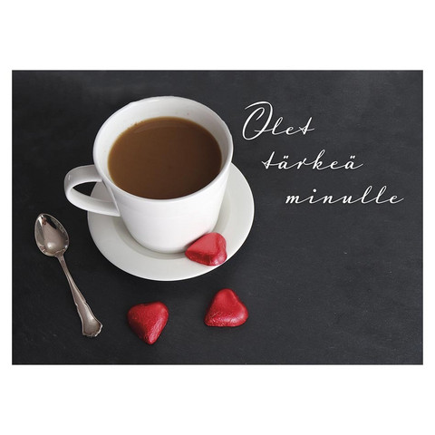You're important to me - a cup of coffee