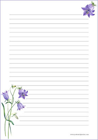 Flowers - writing papers (A5, 10s) #17