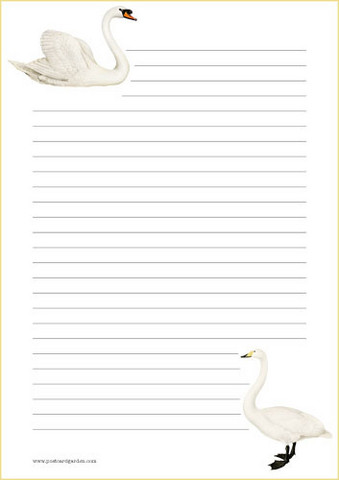 Joutsen - kirjepaperit (A4, 10s) #1