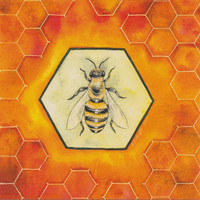 Oksi - Mehiläinen (14.5x14.5cm)