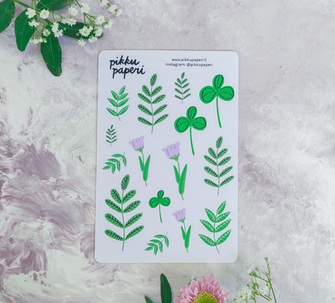 Pikku paperi - Leafy (sticker sheet)