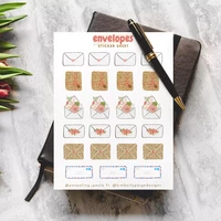 Only Happy Things - Envelopes (A6 sticker sheet)