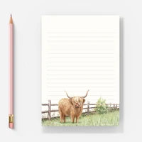 Penpaling Paula - Highland cow -notepad (A5, 25s)