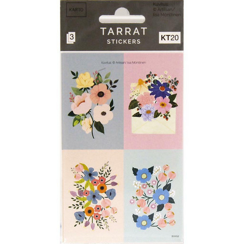 Flower-stickers (3 sheets) - Artiisan #3