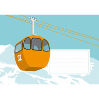 Ski lift (C6 envelope)