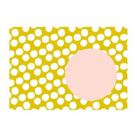 Balls on a yellow background (C6 envelope)