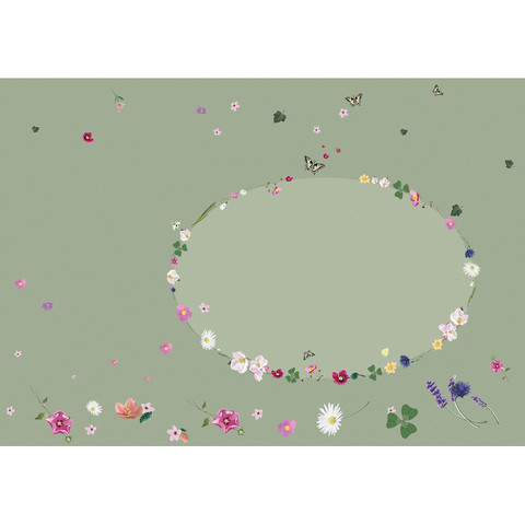 Flowers and butterflies (C6 envelope)