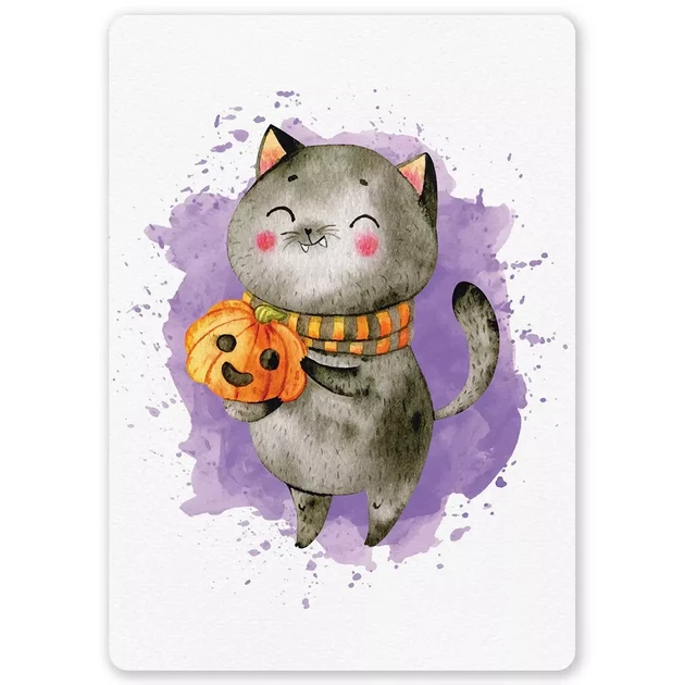 Little Lefty Lou - Halloween-kissa - Postcard Garden