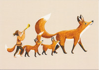 Esther Bennink - Fox parade (12x16,8cm)