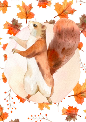 Fripperies - Autumn squirrel