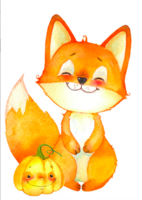 Fripperies - Fox and pumpkin
