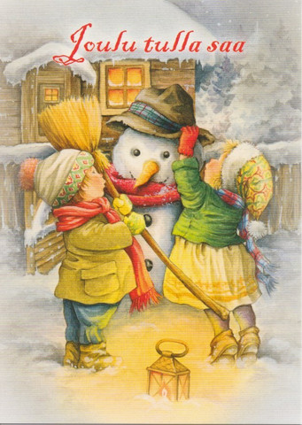 Christmas postcard - Children's Christmas #3