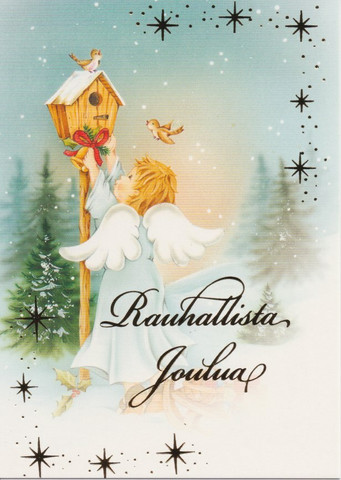 Christmas postcard - Angel #1