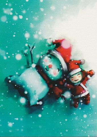 Little Christmas postcard (7.5x10.5cm) #16